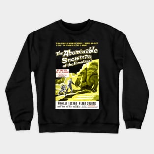 Classic Sci-Fi Movie Poster - The Abominable Snowman Crewneck Sweatshirt